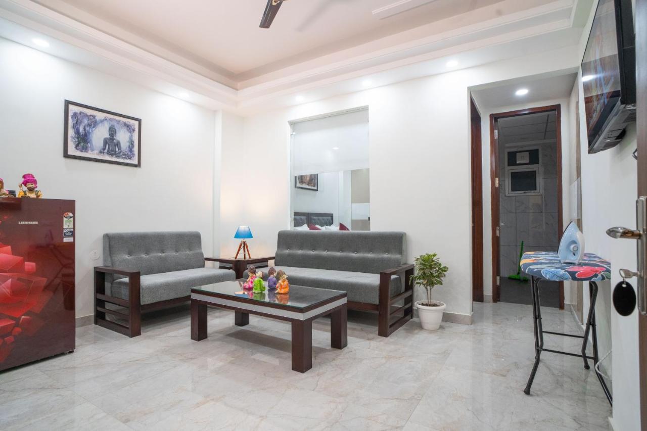 The Lodgers 1 Bhk Serviced Apartment Golf Course Road Gurgaon Eksteriør billede